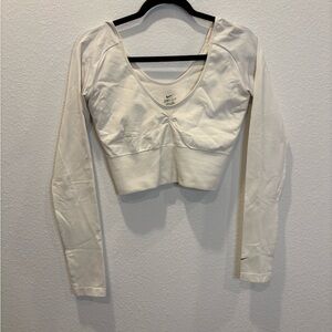 Nike Women's Cream Crop Top
